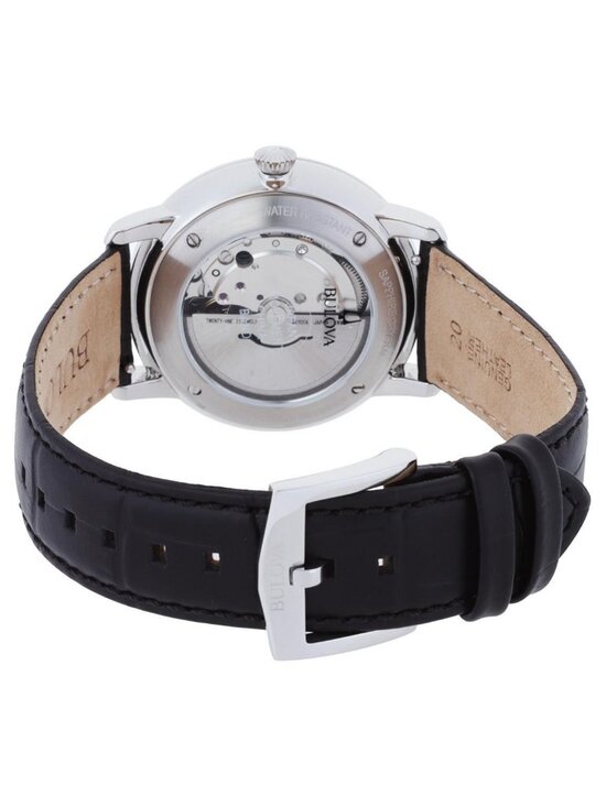 NWT Bulova Hudson Automatic Black Dial Men\'s Watch
